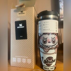 Labubu Stanley custom new black